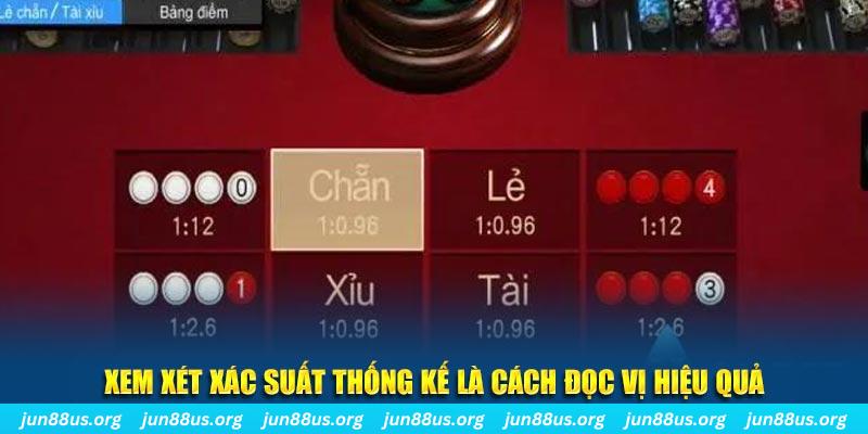 Xem xét xác suất thống kế là cách đọc vị xóc đĩa hiệu quả