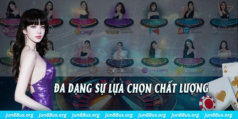 Khám Phá Sảnh Casino Với Kho Game Đổi Thưởng Đồ Sộ Cực Chất 6 Đa dạng các siêu phẩm hấp dẫn, bắt mắt, tỷ lệ thưởng cao